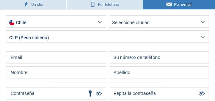 1xBet Registro