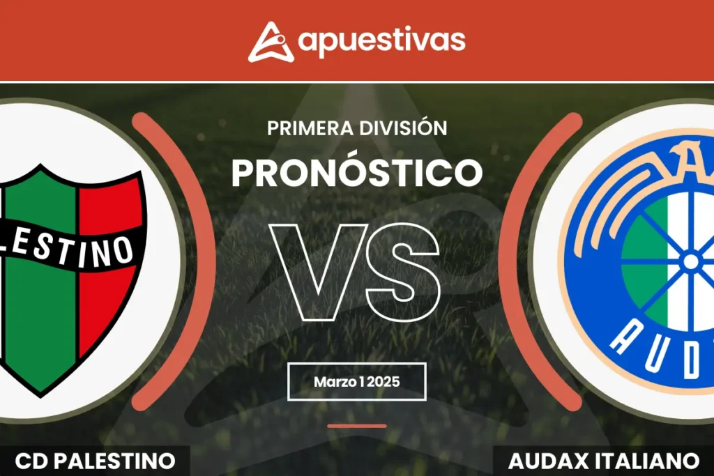 Pronósticos Palestino vs Audax Italiano