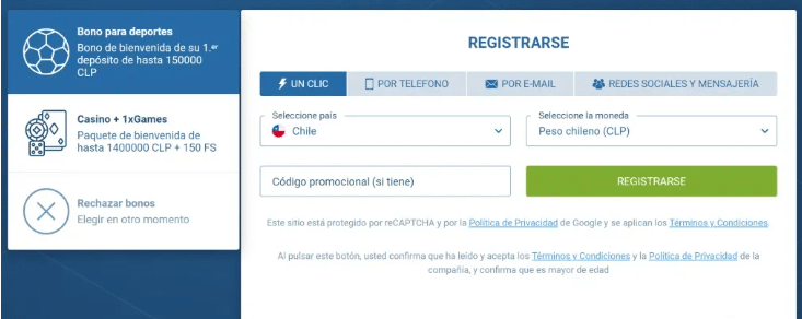 Usa el codigo promocional 1xbet VIPAPUESTA al registro en el sitio de 1xbet!