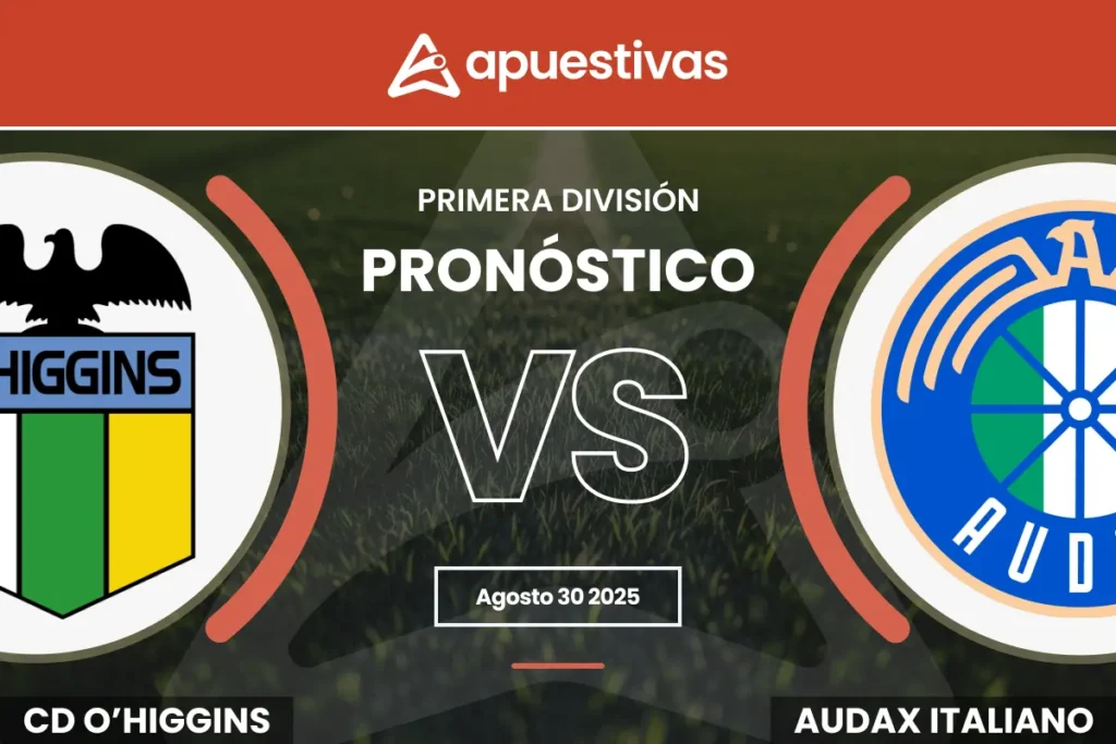 Pronósticos O'Higgins vs Audax Italiano