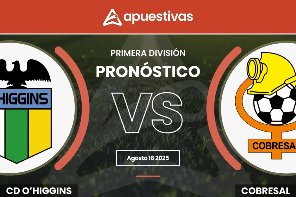 Pronósticos O'Higgins vs Cobresal