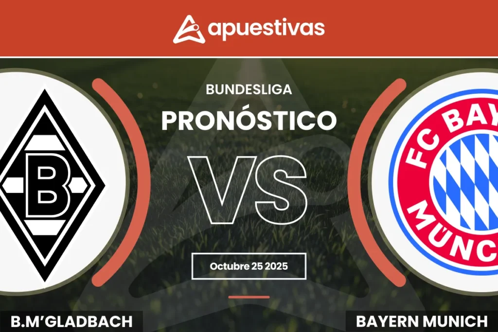 Pronósticos Borussia Mönchengladbach vs Bayern Múnich
