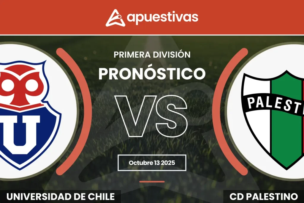 Pronósticos Universidad de Chile vs Palestino