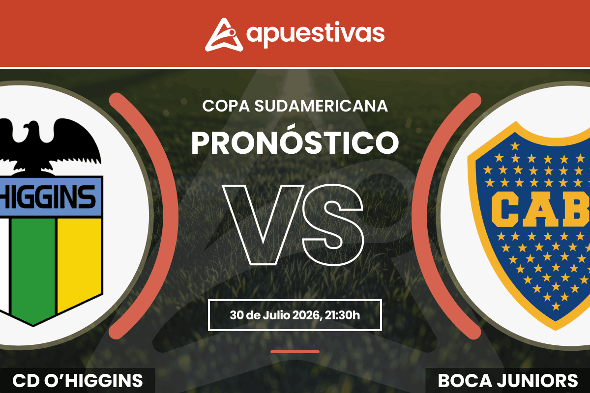 Pronósticos O’Higgins vs Boca Juniors | Copa Sudamericana