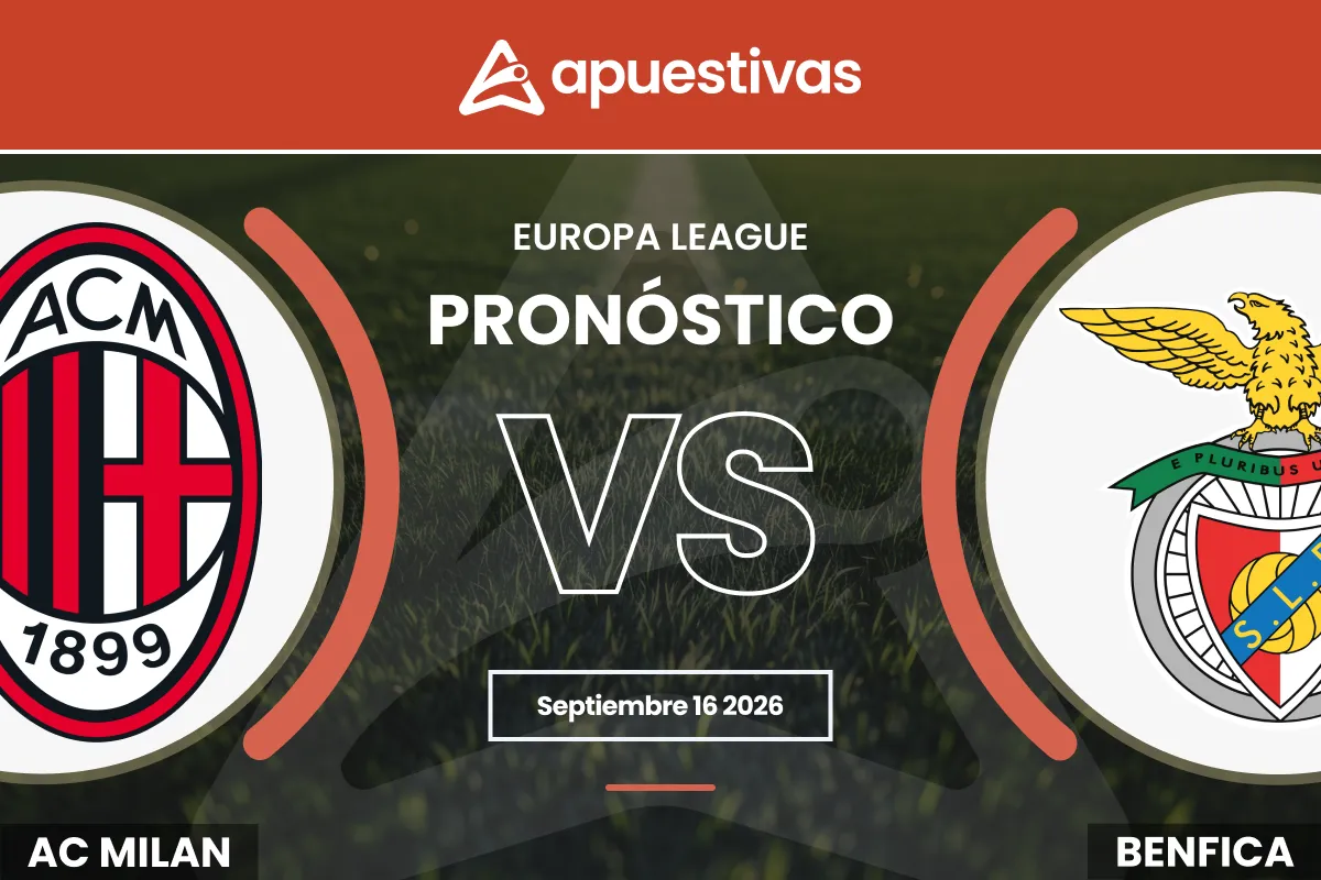 Pronósticos Milan vs Benfica | Europa League