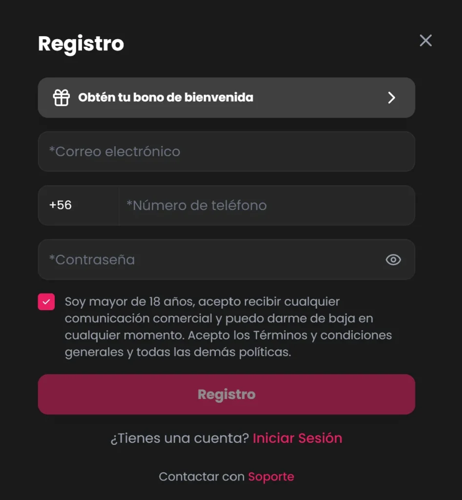 Siete registro apuestas deportivas